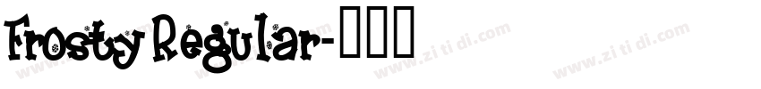 Frosty Regular字体转换